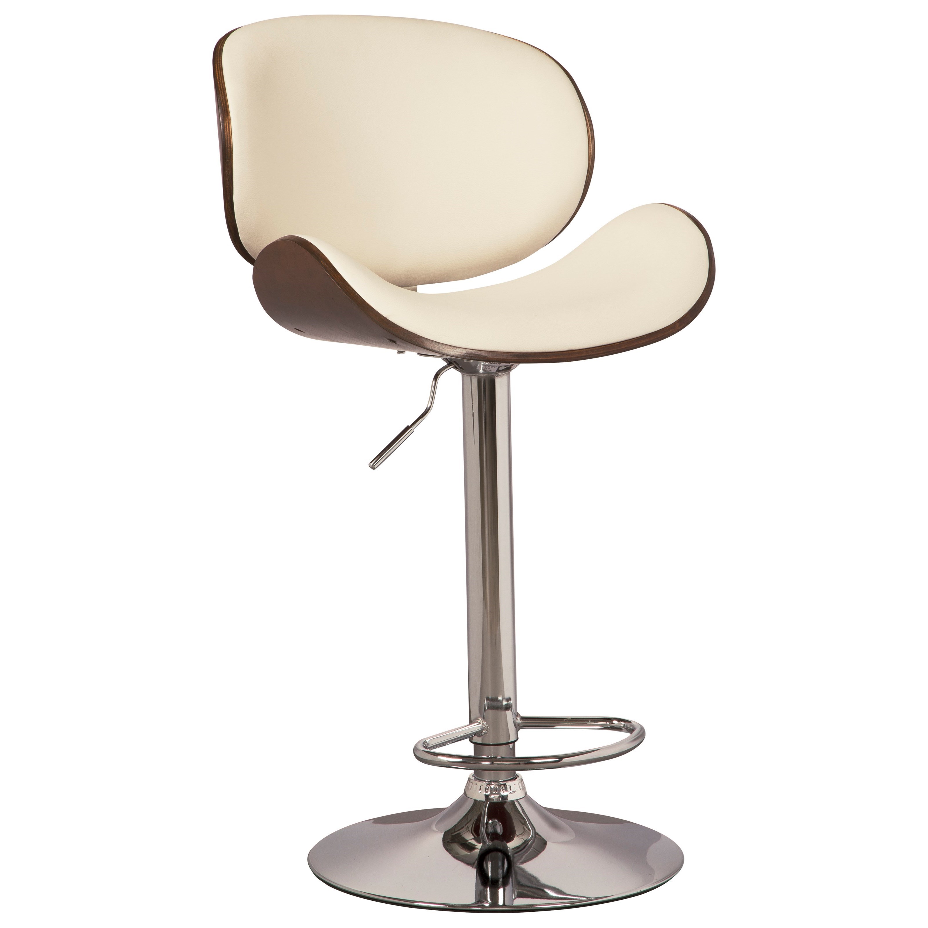 Tall Upholstered Swivel Barstool